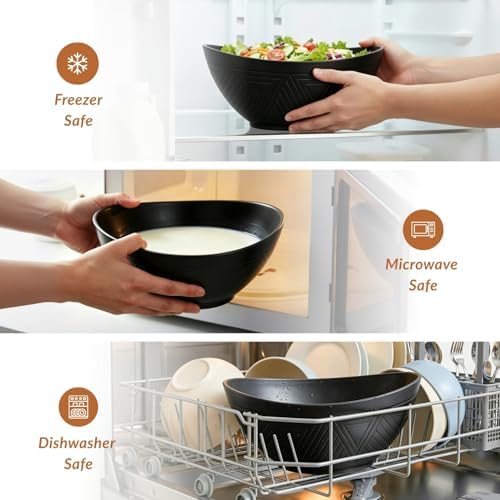 Homienly 9.6 inch Serving Bowls, Large Serving Dishes