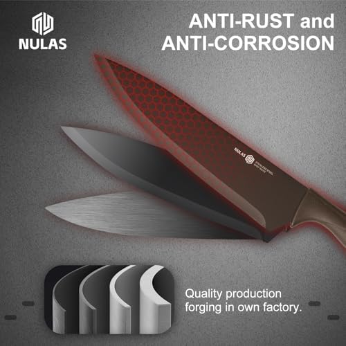Knife Set, 8-Piece Kitchen Knife Set