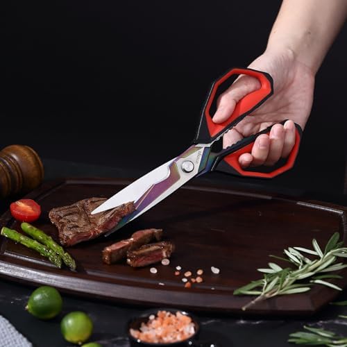 LIVINGO 9" Sharp Kitchen Scissors