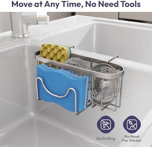 SWTYMIKI Sponge Holder for Kitchen Sink