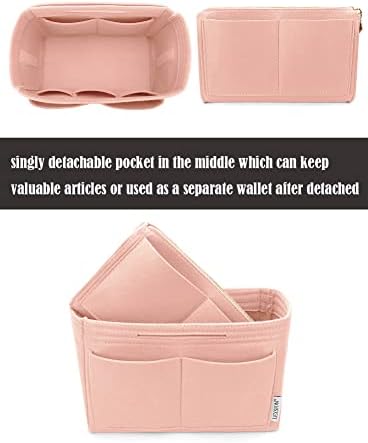 LEXSION Felt Purse Organizer Insert, Tote Bag Shaper Dividers