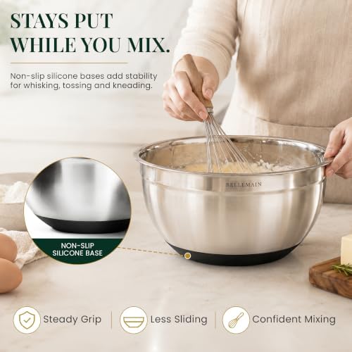 Bellemain Stainless Steel Mixing Bowls