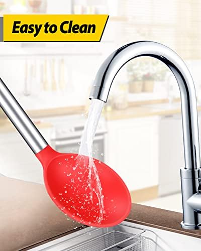 BUNDLEPRO Silicone Cooking Spoons