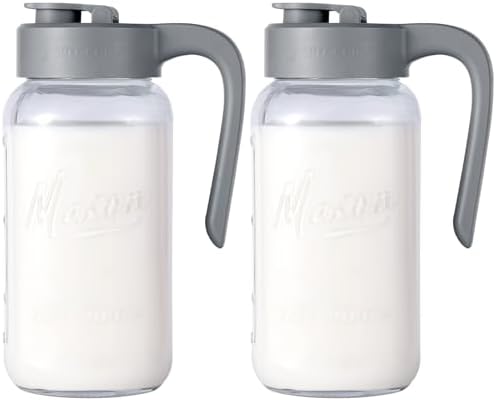 Mason Jar Pitcher, Glass Pitcher