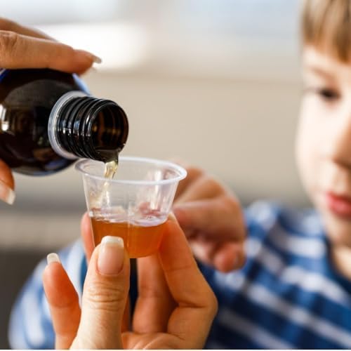Vakly Plastic Medicine Cups 1 oz Graduated