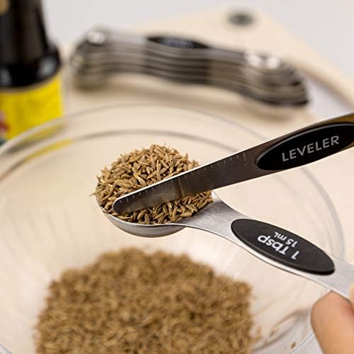 EDELIN Measuring Cups and Magnetic Measuring Spoons Set