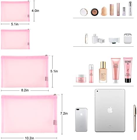 EASYFUN Mesh Pouch, Make up Bag