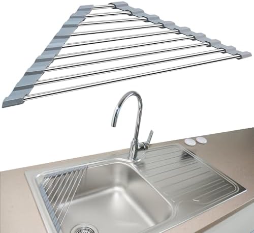 Triangle Roll-Up Dish Drying Rack