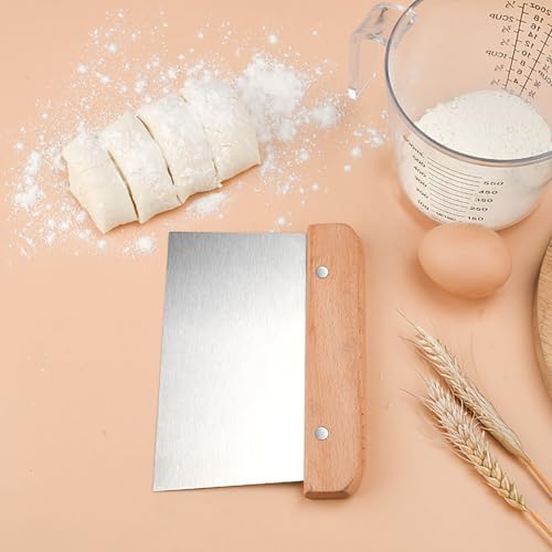 Cream Scraper, 5 Inch x 4.5 Inch Stainless Steel