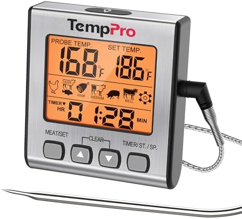 TempPro TempTrack Digital Meat Thermometer