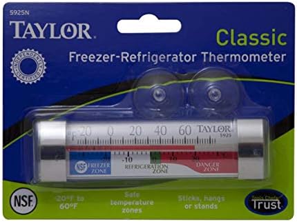 Taylor Freezer & Refrigerator Kitchen Thermometer