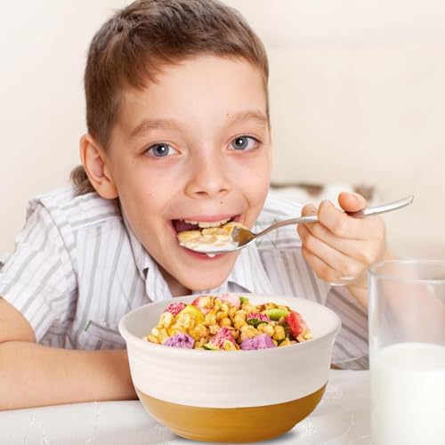 HASENSE Ceramic Cereal Bowls, 20 OZ Soup Bowls