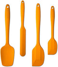 4 Piece Silicone Spatula Set, Flexible Heat Resistant Non-scratch Baking