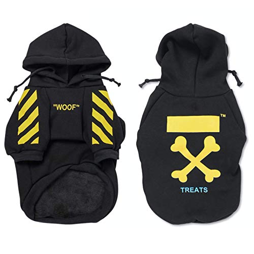Woof Dog Hoodie Streetwear Soft Cotton Pullover for Pets - Image 5