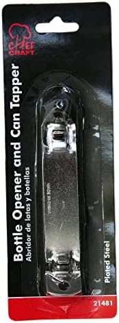 Chef Craft Select Iron Plated Bottle Opener, 4.25 inches in length