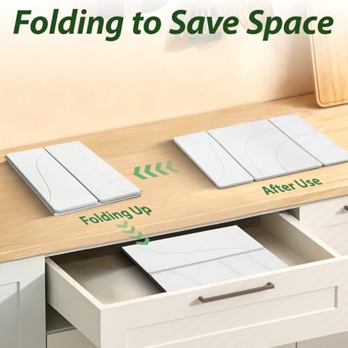 Large Stone Drying Mat for Kitchen Counter, Water-Absorbent Marble Diatomaceous