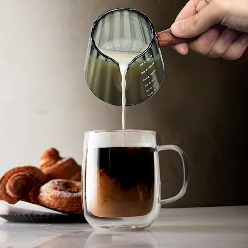 Joeyan 6 oz Grey Glass Measuring Cups