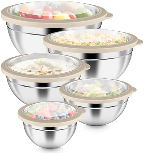 P&P CHEF Metal Mixing Bowls