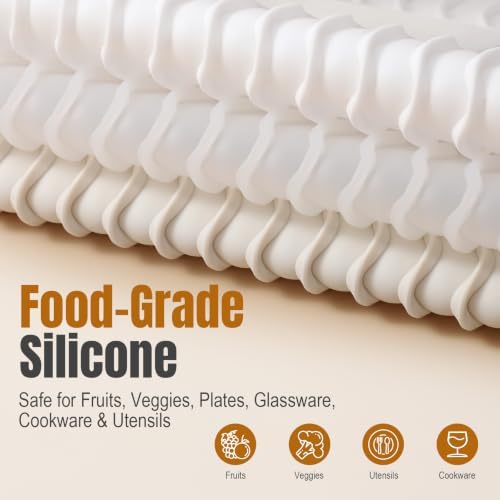 2 Pack Silicone Dish Drying Mat