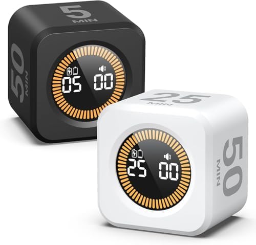 KADAMS Pomodoro Cube Timer Productivity Visual Timer