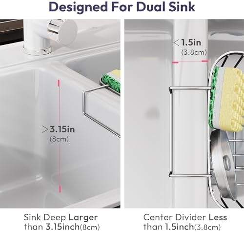 SWTYMIKI Sponge Holder for Kitchen Sink