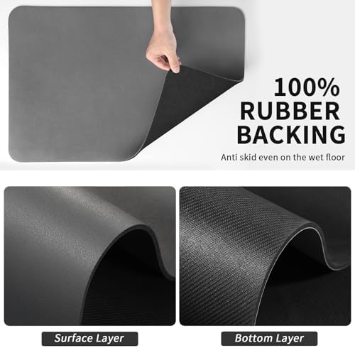 HotLive Dish Drying Mat for Kitchen Counter, Heat Resistant Drainer Mats