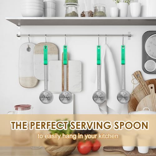 4 Oz Stainless Steel Perforated Portion Ladle 4 Pack
