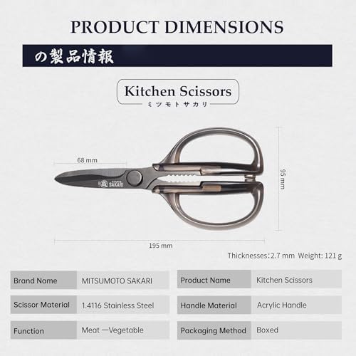 MITSUMOTO SAKARI Detachable Poultry Shears