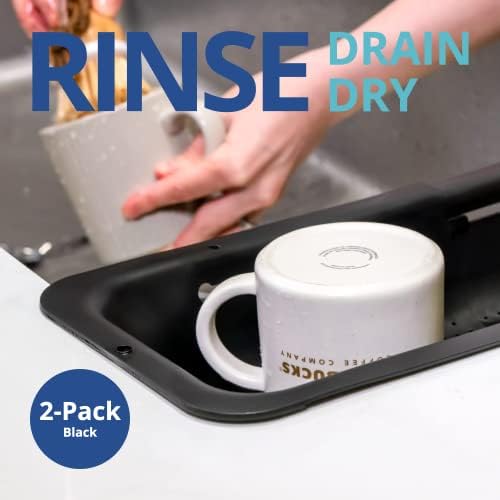 Blue Ginkgo Over Sink Colander, Extendable Kitchen Strainer
