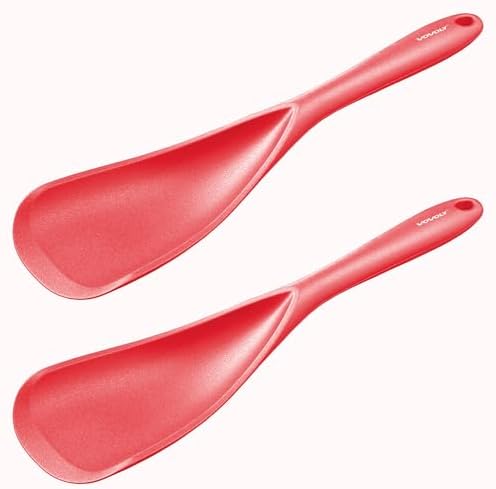 Vovoly Cooking Spoons, Nonstick Silicone Spatula Spoon