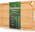 Kitsure Bamboo Cutting Board for Kitchen