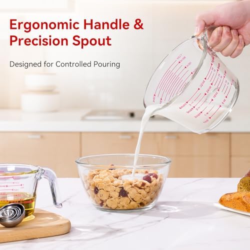 10 Pack Glass Measuring Cup Set