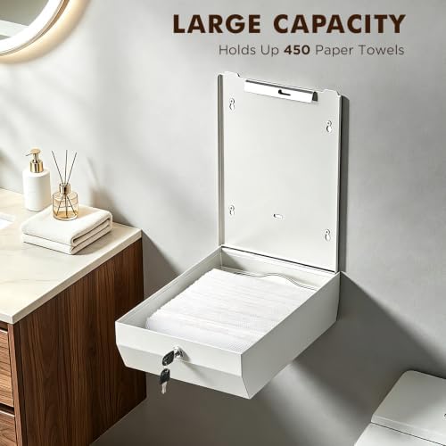 Gorlary Commercial Paper Towel Dispenser Wall Mount