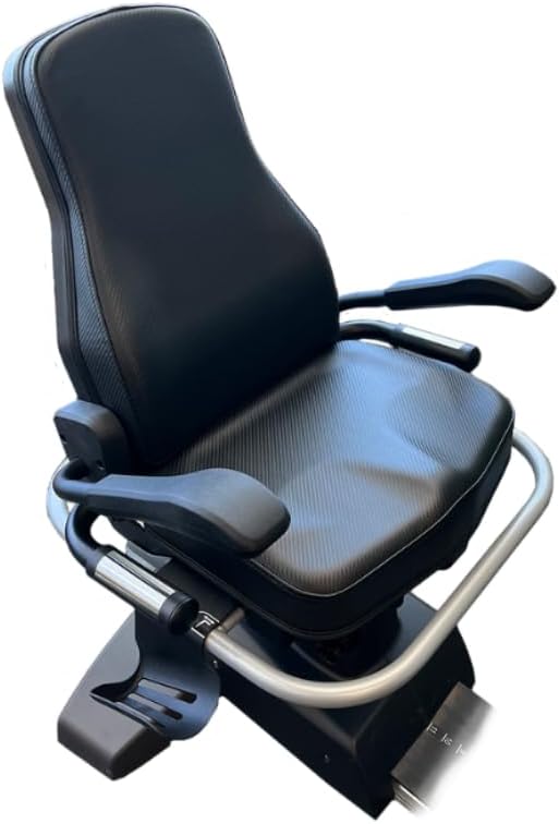 RB8MAX Recumbent Exercise Bike with Swivel Seat and Wellness App