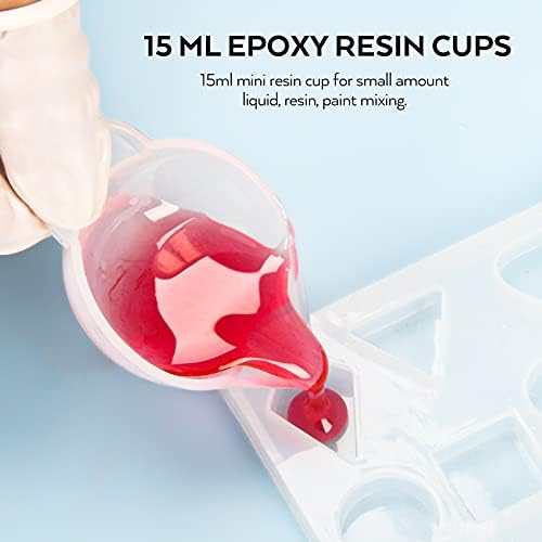 Silicone Resin Measuring Cups Tool Kit- Nicpro 250 & 100 ml Measure Cups