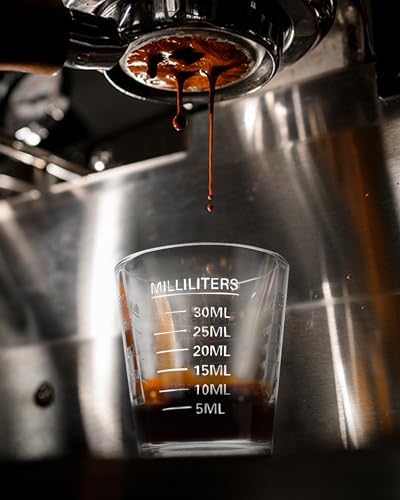 SAIAOKJ Shot Glass Measuring Cup Set, 2 Pack Espresso Shot Glasses