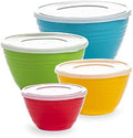 BINO | Mixing Bowl Set with Lids | Versatile Plastic Bowls