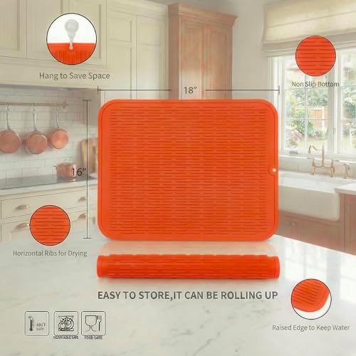 MicoYang Silicone Dish Drying Mat