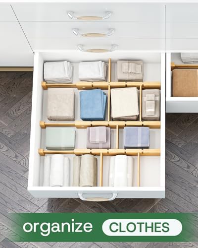 kiplant Bamboo Drawer Dividers