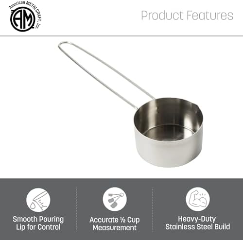 American Metalcraft MCL12 Stainless Steel Measuring Cup
