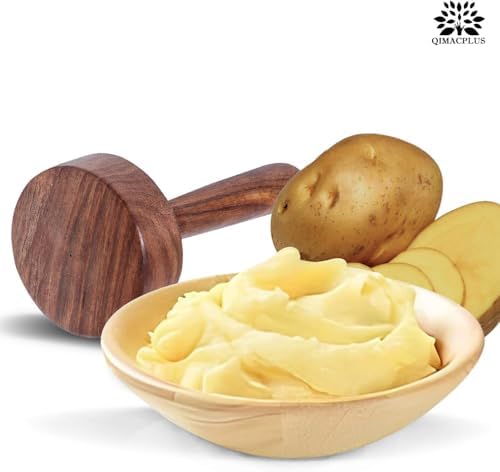 Durable Wooden Potato Masher