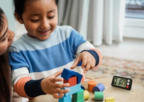 Teacher Created Resources Black Magnetic Digital Classroom Timer