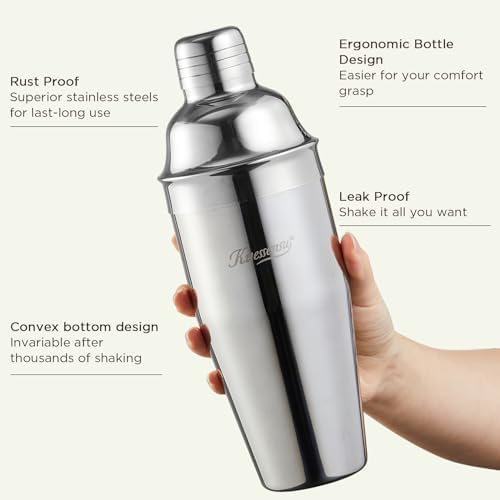 Cocktail Shaker, KITESSENSU 24oz Drink Shaker