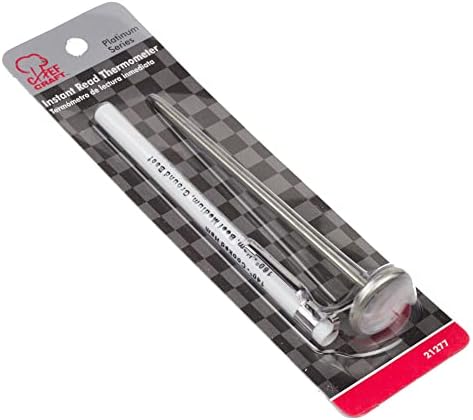 Chef Craft Select Instant Read Thermometer, 5.5 inches in Length, Stainless