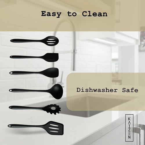 KAIZEN 6 Piece Silicone Utensils Set