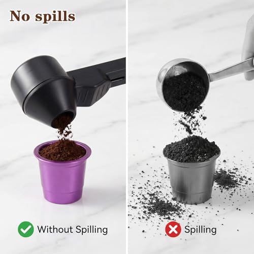 YUXIANLB 2 Pcs Coffee Scoop Funnel