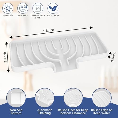 JACZZO Silicone Sponge Holder for Kitchen Sink