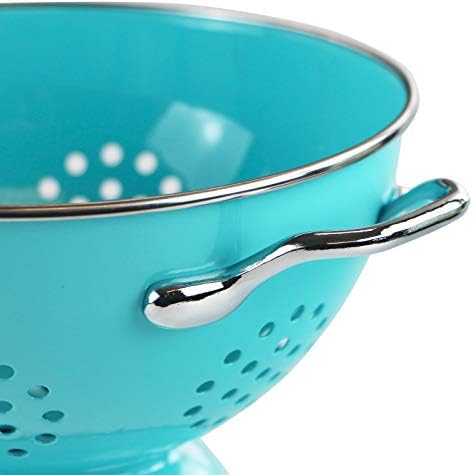 Calypso Basics by Reston Lloyd Powder Coated Enameled Colander, 1.5 Quart