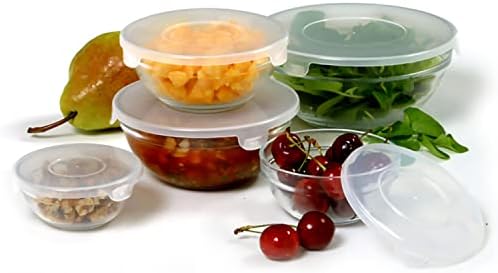 Norpro 10-Piece Nesting Glass Mixing/Storage Bowls
