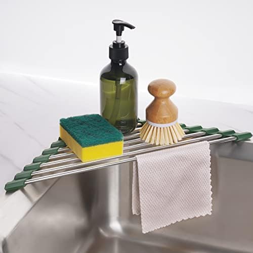 Tomorotec Triangle Roll-Up Dish Drying Rack